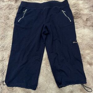Style & Co. Navy Capris with Zipper Pockets
